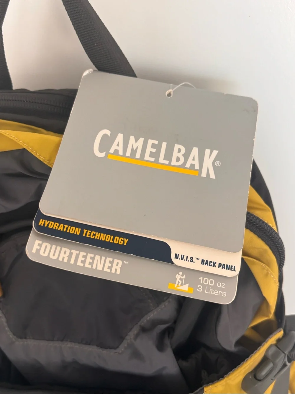 CamelBak Fourteener Yellow and Gray Hydration Backpack